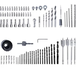 Набор сверл, бит и коронок в кейсе 90 предметов GreenWorks 2944607