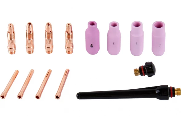 Горелка сварочная (4 м; DX50) для TIG сварки Elitech руч.управ.подачи газа 0606.000800 