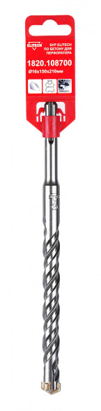 Квадробур с двойной спиралью по бетону (16x150х210 мм; SDS+) Elitech 1820.108700