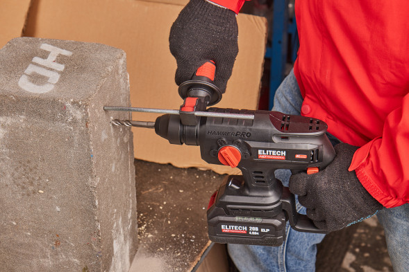 Перфоратор аккумуляторный Elitech HD CRH 2022SL (E2205.030.01) 