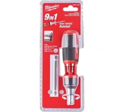 Отвертка универсальная с трещоткой 9 в 1 Milwaukee 