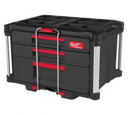 Ящик Milwaukee PACKOUT с 2+1 выдвижными отсеками 