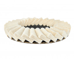 Круг полировальный лепестковый натуральный войлок, 125x22.2мм Elitech 1820.163400