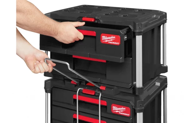 Ящик с 2-мя выдвижными отсеками Milwaukee PACKOUT