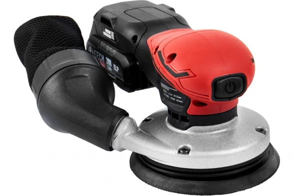 Шлифмашина эксцентриковая аккумуляторная Elitech HD COS 2012SL (20В, 2х2Ач, 125мм, BL) 