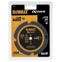 Диск пильный по древесным материалам (115x9.5 мм; 4T) DEWALT DT20421-QZ