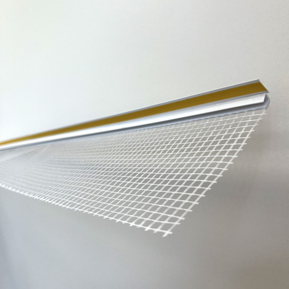 Профиль примыкающий с армирующей сеткой FasadPro ГОСТ 6 мм 2,4 м