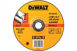 Круг обдирочный по металлу DEWALT DT42520Z, STANDARD, 180 x 6.3 мм