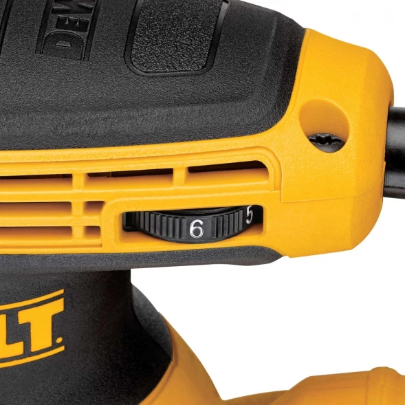 Эксцентриковая шлифмашина DEWALT DWE6423, 280 Вт, 125 мм, 12000 кол/мин 