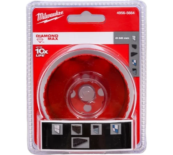  Коронка алмазная Diamond Plus Milwaukee 68mm 