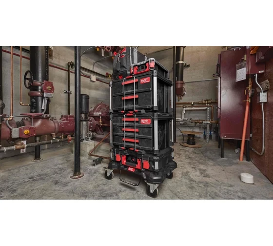 Ящик с 3-мя выдвижными отсеками Milwaukee PACKOUT