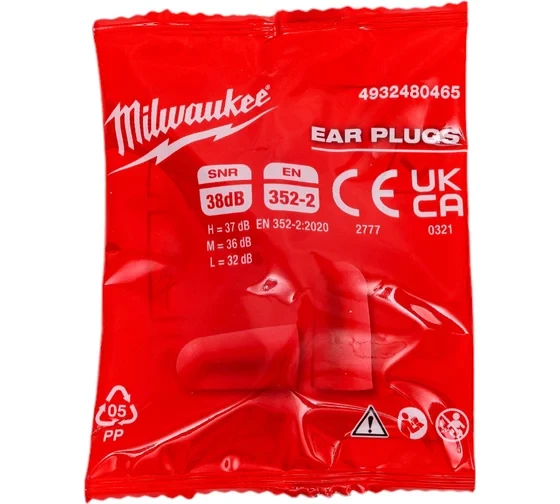 Противошумные вкладыши Milwaukee 200 шт 