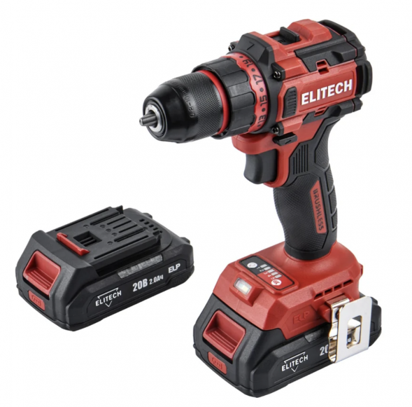 Дрель аккумуляторная Elitech ДА 20БЛ2 (E2201.045.01)