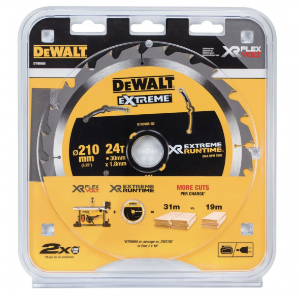 Пильный диск по дереву DEWALT DT99565, 210x30x1.8 мм (DT99565-QZ)