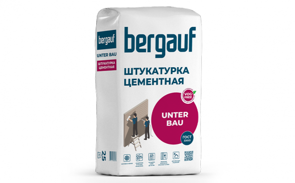   Штукатурка цементная Bergauf Unter Bau, 25 кг