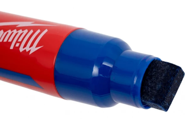 Маркер супер-большой XL синий для стройплощадки Milwaukee INKZALL