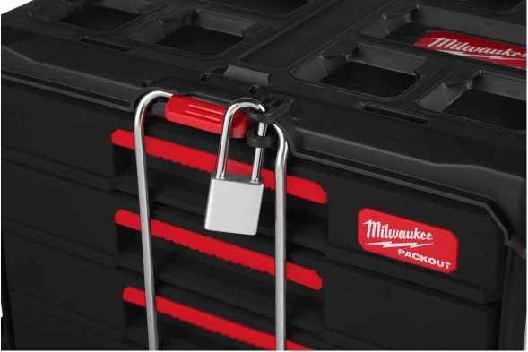 Ящик с 4-мя выдвижными отсеками Milwaukee PACKOUT