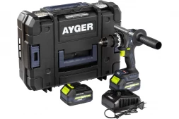  Бесщеточный ударный шуруповерт аккумуляторный AYGER AP20BL4-160