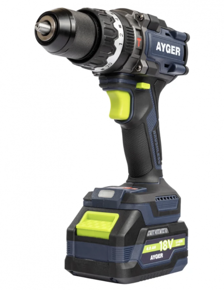  Бесщеточный ударный шуруповерт аккумуляторный AYGER AP20BL4-160