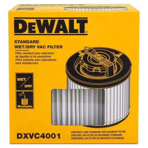 Фильтр для пылесоса DEWALT DXVC4001, для моделей 15-30 л 