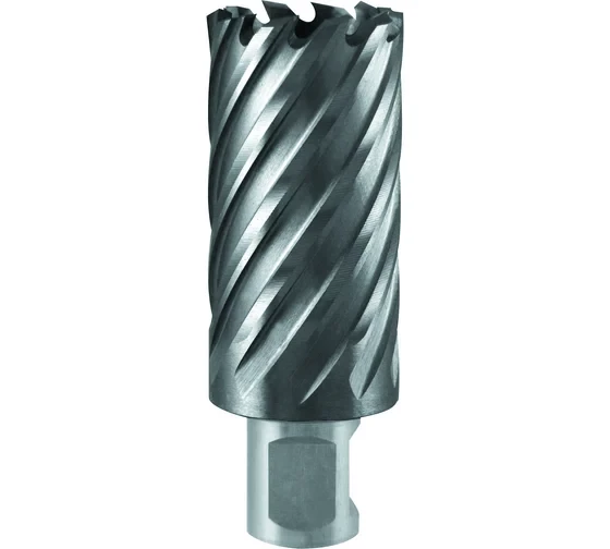 Сверло корончатое по металлу ELITECH 50x55мм Weldon 19мм TCT 1110.010600