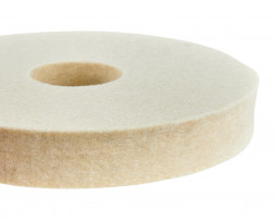 Круг полировальный натуральный войлок, 125x20x32мм Elitech 1820.163700