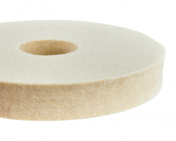 Круг полировальный натуральный войлок, 125x20x32мм Elitech 1820.163700