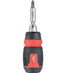 Отвертка универсальная компактная с трещоткой 8 в 1 Milwaukee