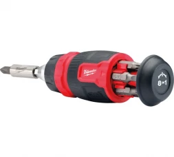 Отвертка универсальная компактная с трещоткой 8 в 1 Milwaukee