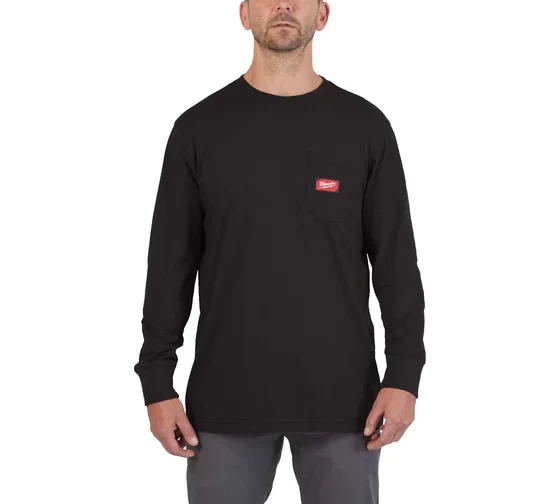 Лонгслив Milwaukee WORK-M, черный