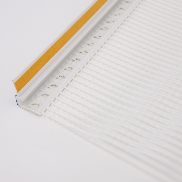 Профиль примыкающий с армирующей сеткой 9 мм 2,4 м