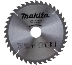 Диск пильный по дереву (190х30 мм; 40 зубьев) Makita D-64967