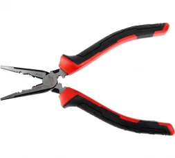 Длинногубцы Elitech 180мм, комбинированные, CrV,56-62HRC 120201 