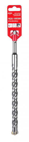 Квадробур с двойной спиралью по бетону (18x200х260 мм; SDS+) Elitech 1820.109300