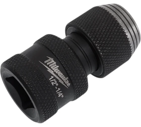 Переходник с 1/2&amp;quot; квадратный хвостовик на 1/4&amp;quot;HEX Milwaukee