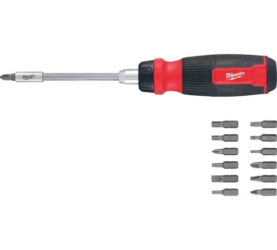 Отвертка универсальная с трещоткой 14 в 1 Milwaukee