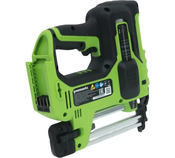 Гвоздезабиватель аккумуляторный 24V Greenworks GD24BN