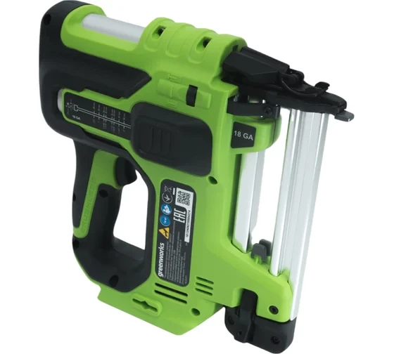 Гвоздезабиватель аккумуляторный 24V Greenworks GD24BN