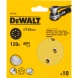 Круги шлифовальные DEWALT DT3105, 125 мм, 8 отверстий, 120G, 10 шт