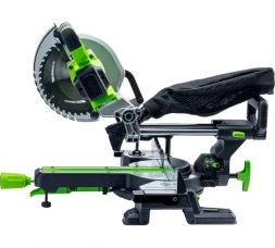 Торцовочная пила аккумуляторная GreenWorks GD24MS216, 24В, б/щет., 4800 об/мин, 216x30 мм, рез 65х310 мм, с 1хАКБ 4Ач и ЗУ 