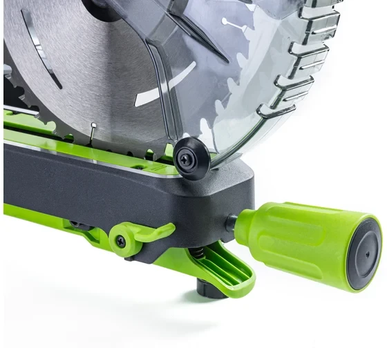 Торцовочная пила аккумуляторная GreenWorks GD24MS216, 24В, б/щет., 4800 об/мин, 216x30 мм, рез 65х310 мм, с 1хАКБ 4Ач и ЗУ 