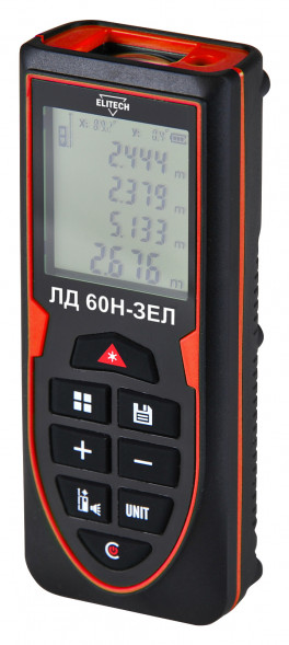 Дальномер Elitech ЛД 60Н-ЗЕЛ 