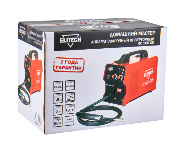 Инвертор Elitech ДМ ИС 160 СП 