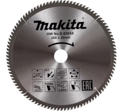 Диск пильный универсальный Makita D-65654 (260х30х2.6 мм; 100Т) 