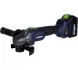Машина углошлифовальная аккумуляторная AYGER AG18BL4 бесщеточная, с двумя аккумуляторами 4Ah