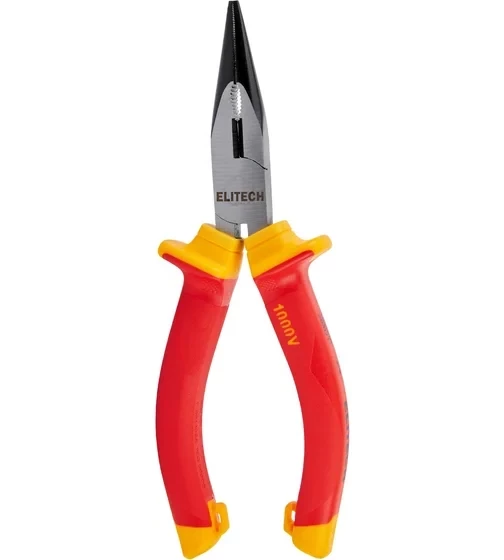 Длинногубцы Elitech 160 мм, диэлектрические, 1000В, CrV 120401