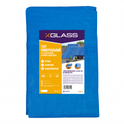 Тент полиэтиленовый Xglass 80, 4х10 м, 80 гр/м2 