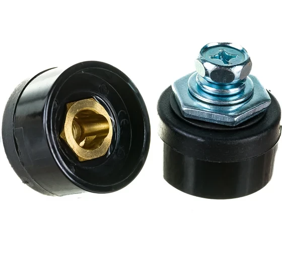 Разъем для сварочного кабеля (2 шт; Dx25) Elitech 0606.014800