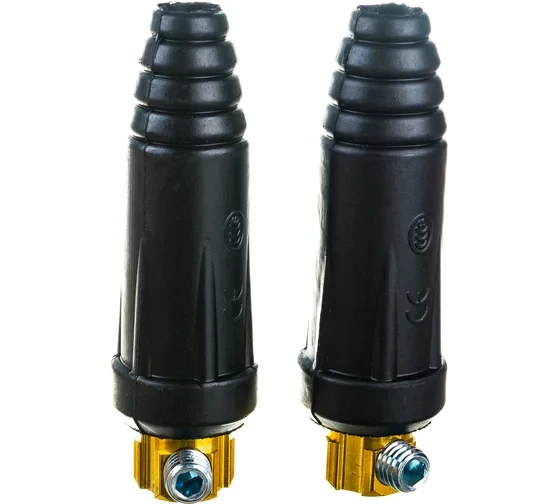 Вилка для сварочного кабеля Elitech 0606.014900 (2 шт; Dx50) 