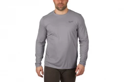 Лонгслив с длинными рукавами Milwaukee WWLSG-XL серая